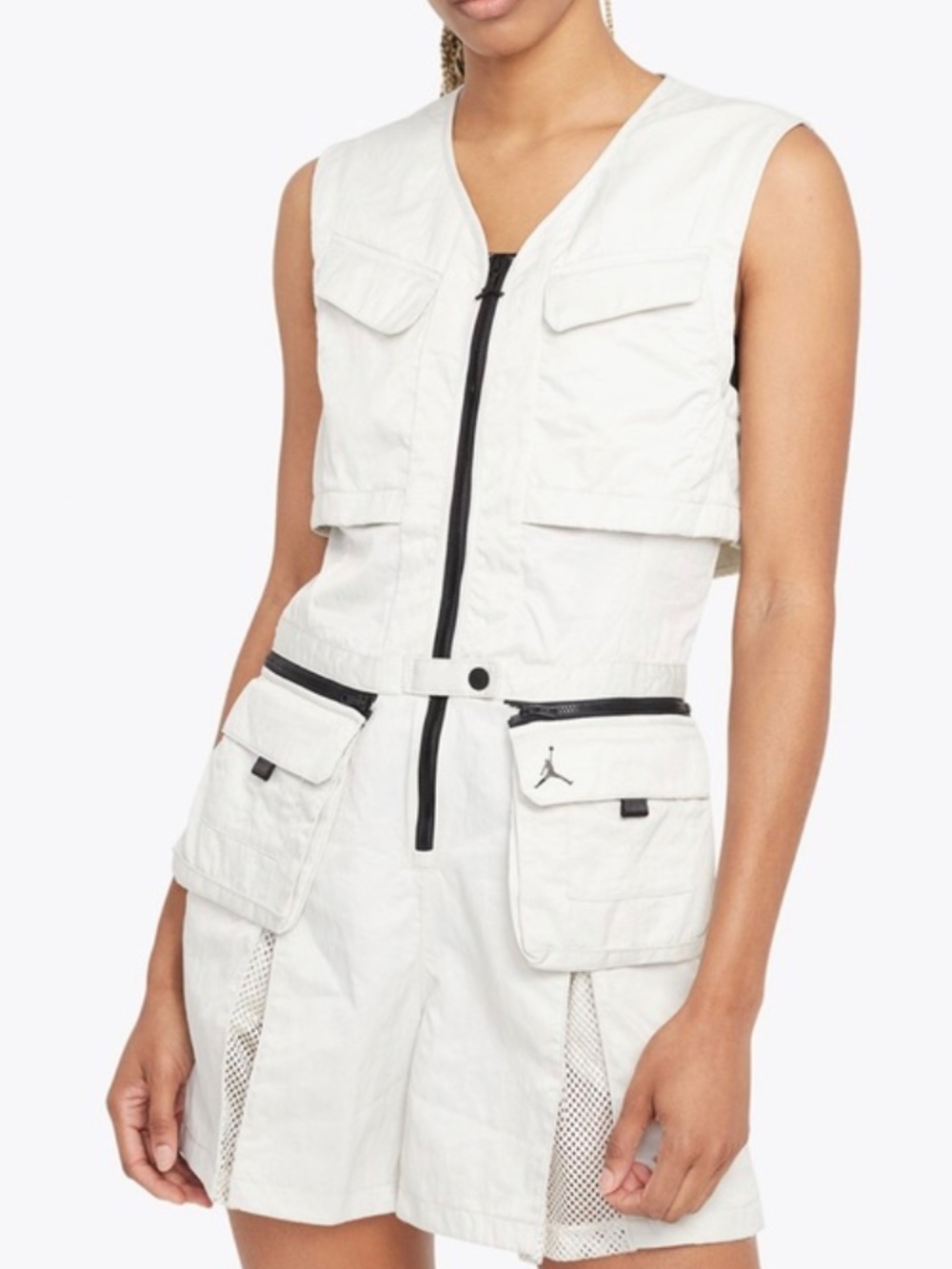 Nike Jordan TRACKSUIT Womens M Heatwave Dress Flightsuit Jumpsuit  Tennis Sporty